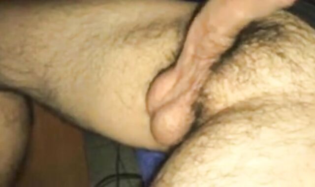 Huge UNCUT Latino Daddy's Cock Tease