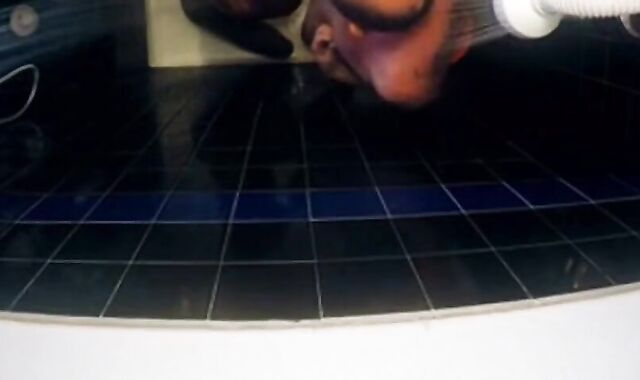 Daddy's Interracial Bareback Shower Fuck