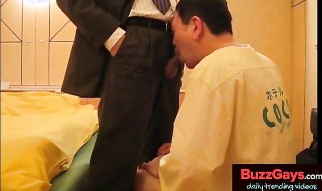 Sucking My Asian Daddy's Small Cock