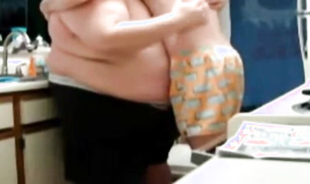 Chubby Daddy Barebacks a Young Man