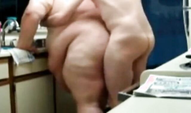 Chubby Daddy Barebacks a Young Man