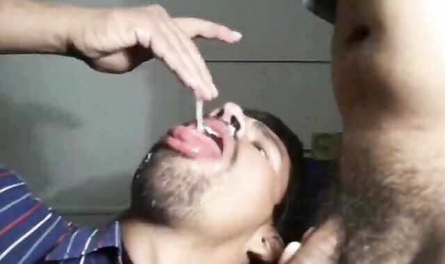 Sub Deepthroats Dom's Huge Cock