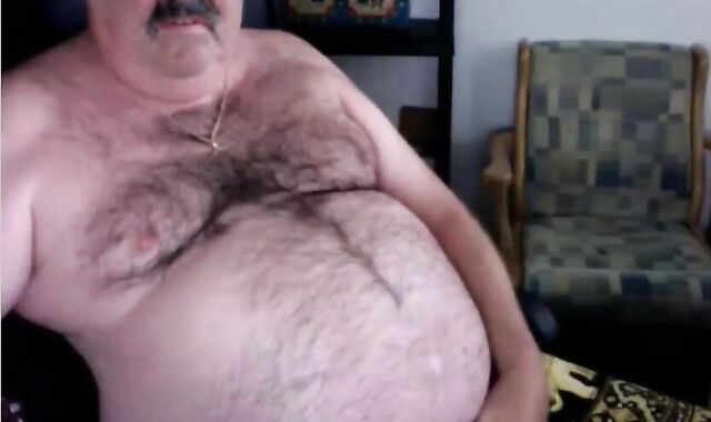Grandpa Cums: Amateur Daddy Masturbates on Cam 3