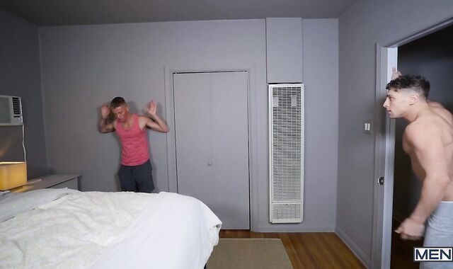 DrillMyHole - Pierced Calvin Banks rear end cum shot