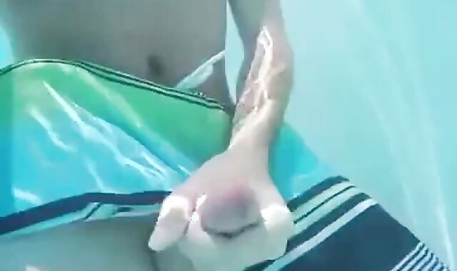 Public Pool Masturbation Caught on Tape 2