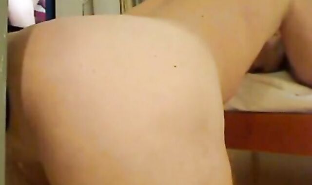 Fisting my gaping asshole with a big sex toy