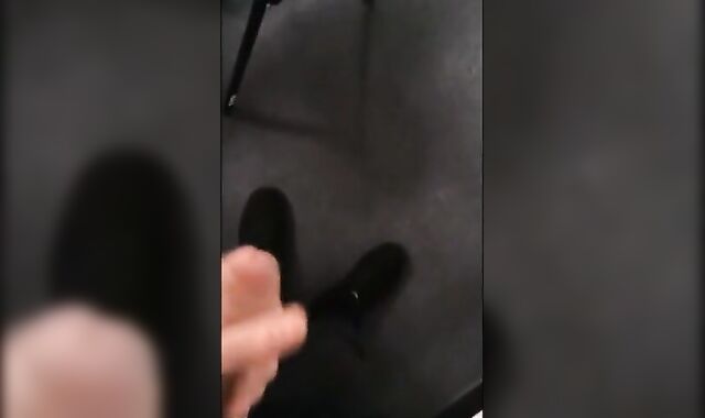 Twink cums in classroom after wanking in school bathroom