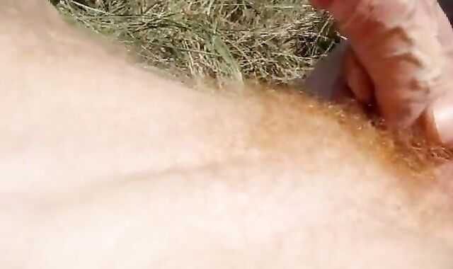 Old Man Sucks Cock Outdoors