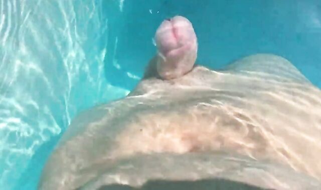 Swimming Pool Masturbation Hands Free Orgasm