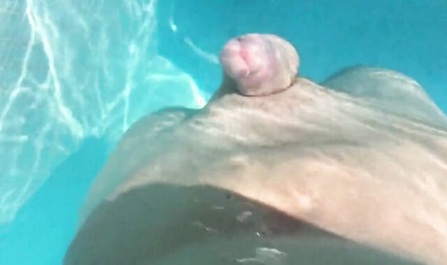 Swimming Pool Masturbation Hands Free Orgasm