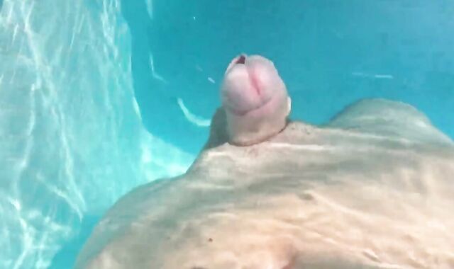 Swimming Pool Masturbation Hands Free Orgasm