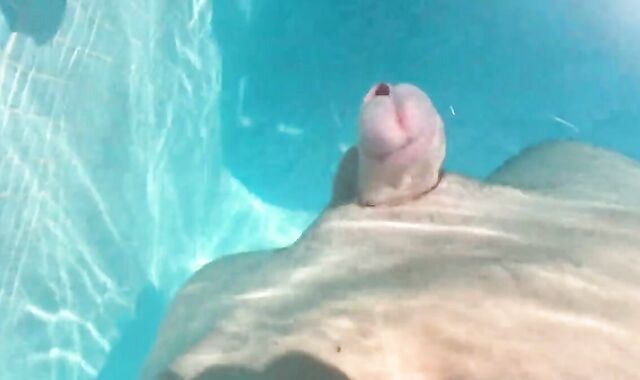 Swimming Pool Masturbation Hands Free Orgasm