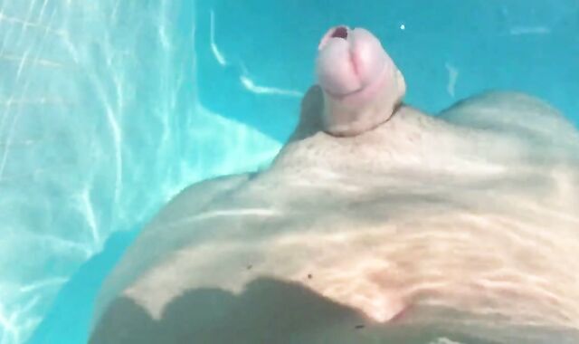 Swimming Pool Masturbation Hands Free Orgasm