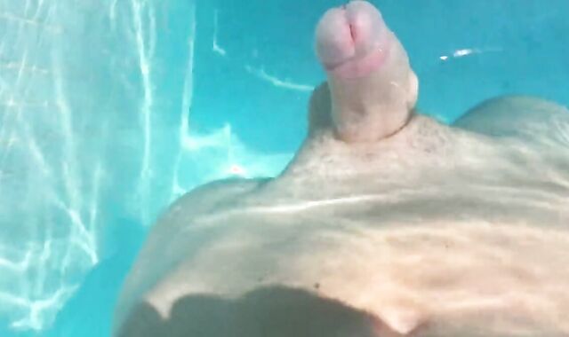 Swimming Pool Masturbation Hands Free Orgasm