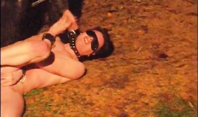 Obedient Soldier: Outdoor BDSM Spanking Session 2