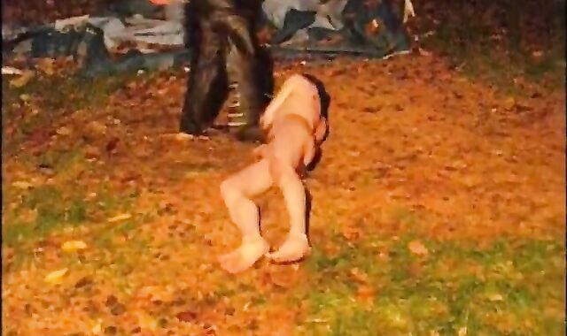 Obedient Soldier: Outdoor BDSM Spanking Session 2