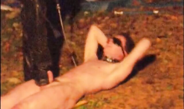 Obedient Soldier: Outdoor BDSM Spanking Session 2