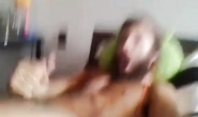 Moaning Masturbating Man