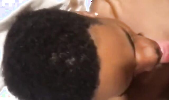 Verbal White Cock Sucked by Tattooed Black Man