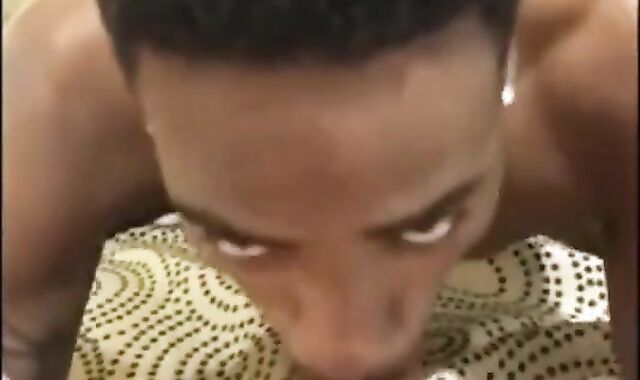 Verbal White Cock Sucked by Tattooed Black Man