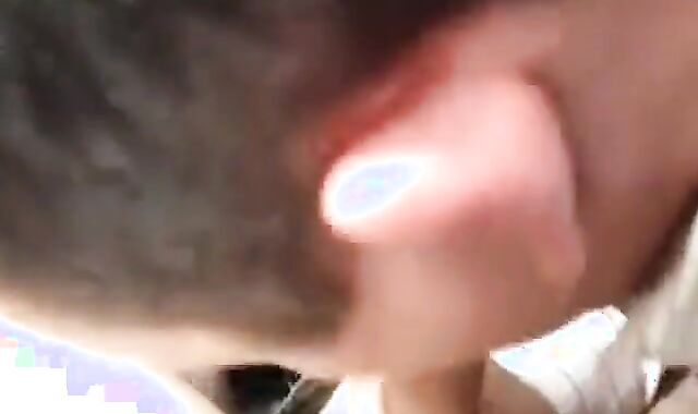 Car Blowjob for Str8 Amateur Stud