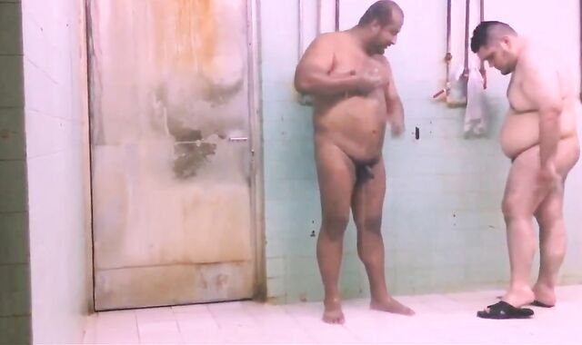 Sweaty Sauna Bears Get Naked