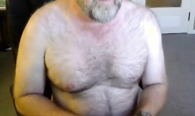Daddy Bear Eats His Own Cum 2