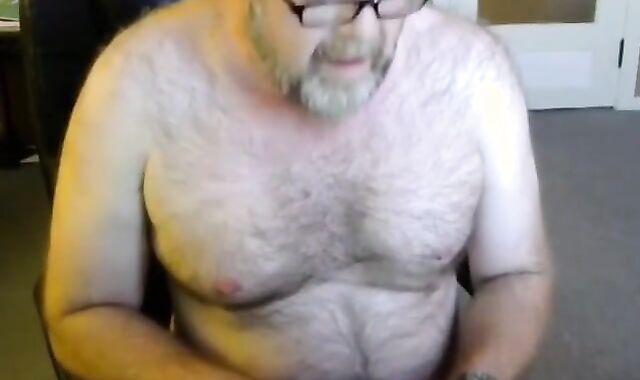 Daddy Bear Eats His Own Cum 2