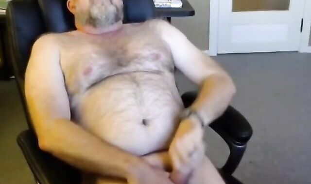 Daddy Bear Eats His Own Cum 2