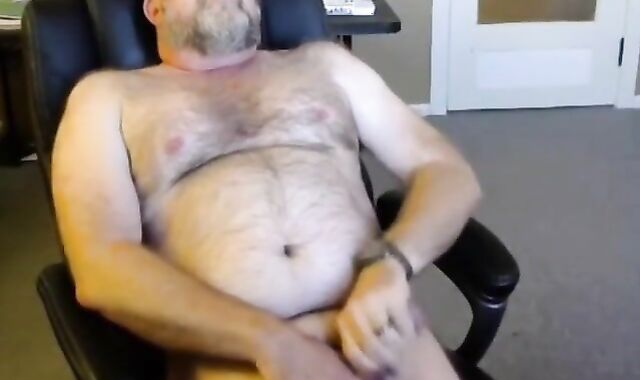 Daddy Bear Eats His Own Cum 2