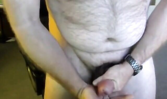 Daddy Bear Eats His Own Cum 2