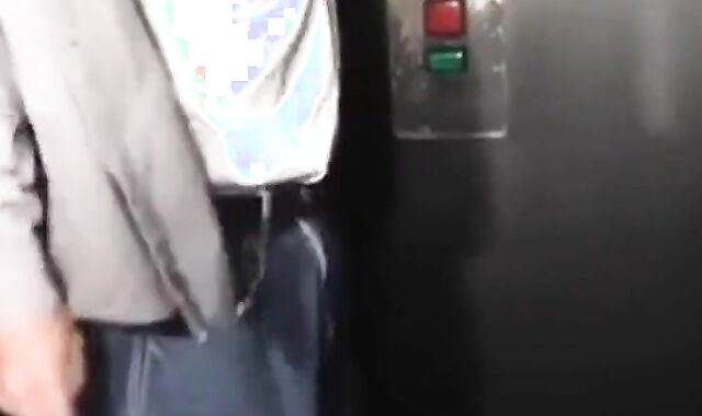 Glory Hole Semen Slurpin at the Arcade