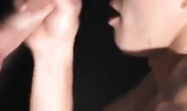 Glory Hole Semen Slurpin at the Arcade