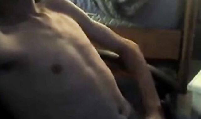 Skinny Twink's Big Cock Webcam Solo