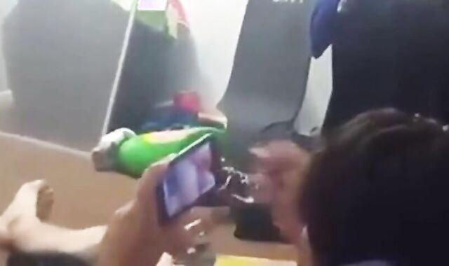 Asian Twink Cums While Watching Porn