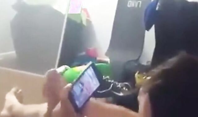 Asian Twink Cums While Watching Porn