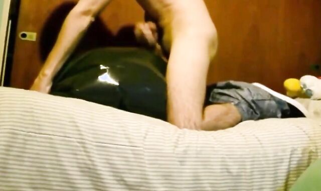 Twink Humping and Cumming on an Inflated Bag