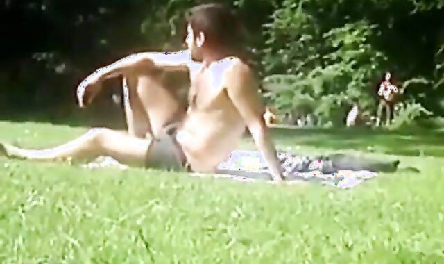 Big-Cock Daddy Wants to Play Outdoors with a Spy