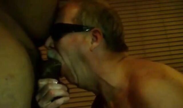 Deep Throating a Big Black Cock 2