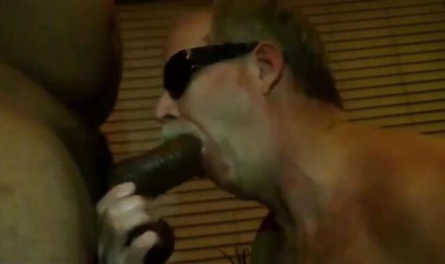 Deep Throating a Big Black Cock 2