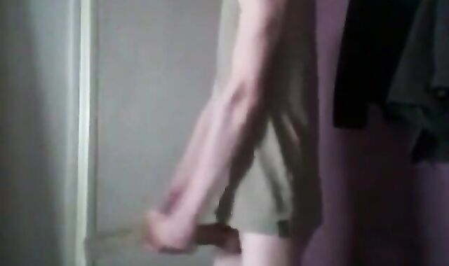 Skinny Twink Plays with a Huge Sex Toy