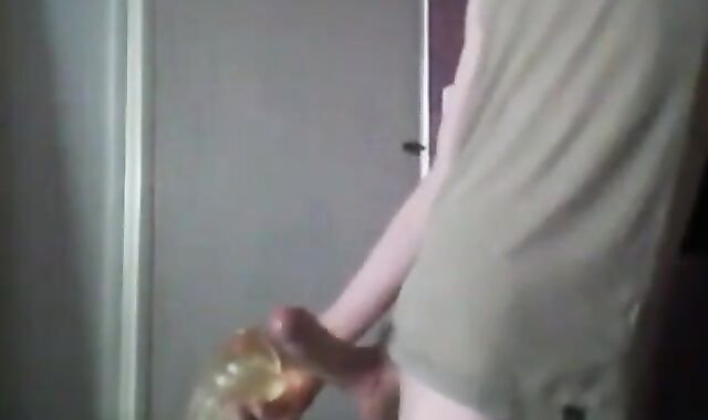 Skinny Twink Plays with a Huge Sex Toy