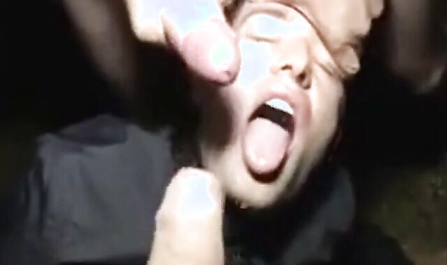 Nighttime Bareback Fuck and Robbery