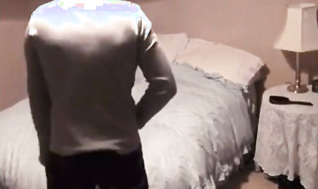 Daddy Spanks Naughty Twink Over Christmas