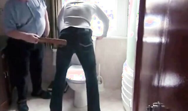 Daddy Spanks Naughty Twink Over Christmas