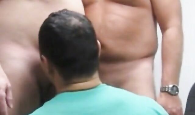 Married Bears Bareback in the Office 2