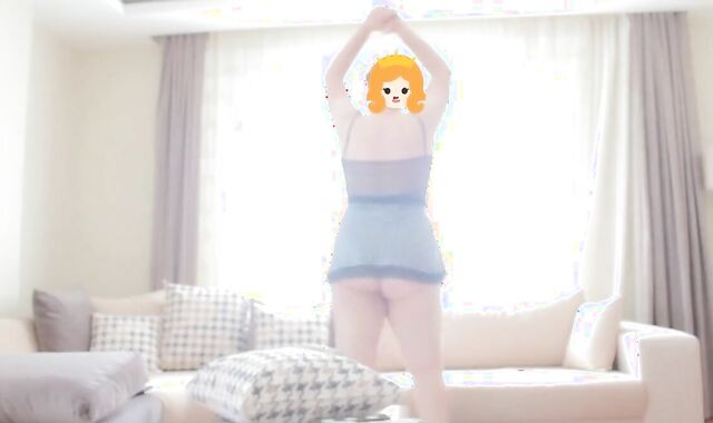 Spanking my chubby, girly ass in a kinky crossdressing session