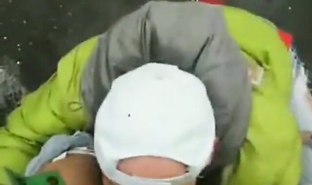 Amateur Outdoor Ficken mit Zwei Deutschen 2