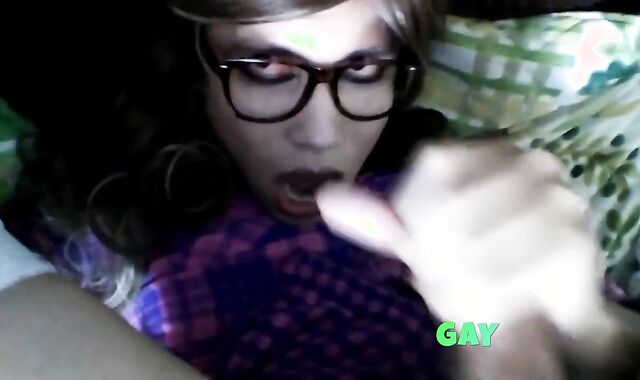 Crossdresser Paulina Doll's Solo Self-Facial 2