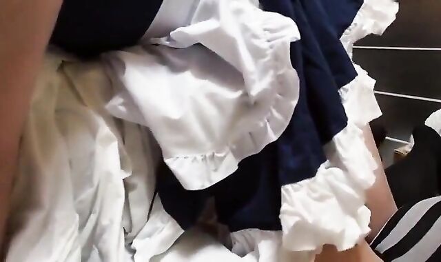 Cosplay Anal Fun with Asian Amateur Crossdresser